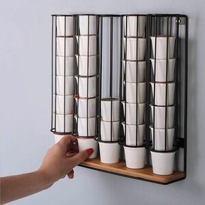 Wall-Mounted k cup Coffee Pod Holder